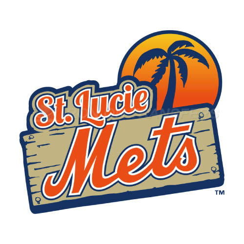 St Lucie Mets Iron-on Stickers (Heat Transfers)NO.7923